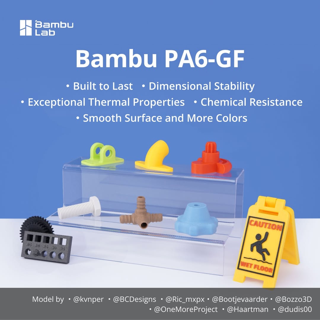 PA6-GF for Bambu Lab Glass Fib - 3D Printing Nylon ulasan dan harga