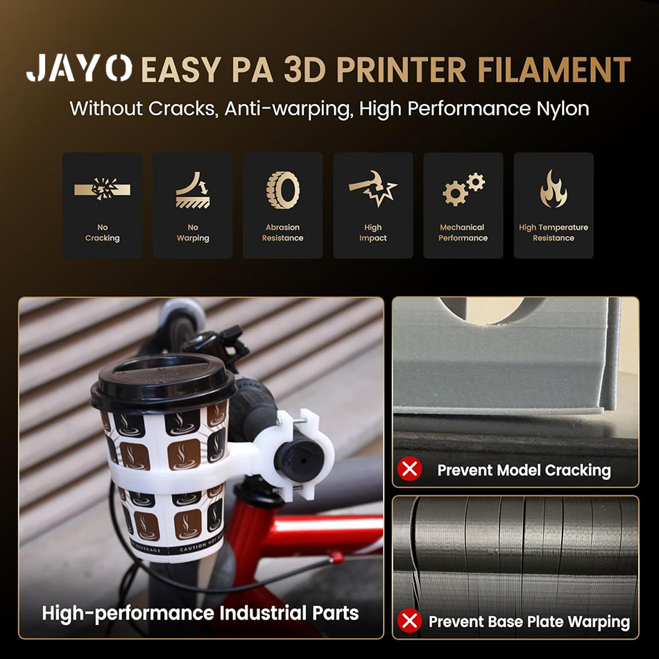 JAYO Easy PA Filament 1.75mm N - 3D Printing Nylon ulasan dan harga