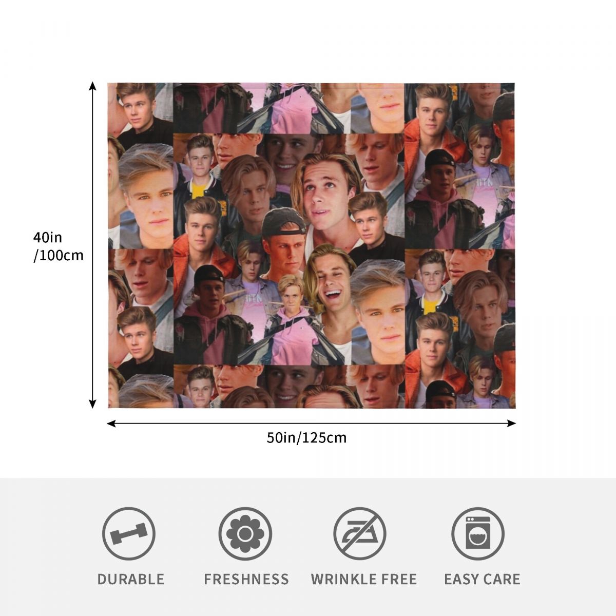 Owen Joyner Throw Blanket Bed  - 3D Printing Custom ulasan dan harga