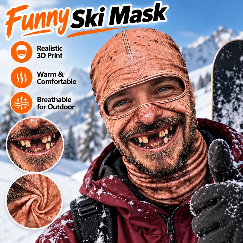 Old Man Ski Mask Funny Realist - 3D Printing Mask ulasan dan harga
