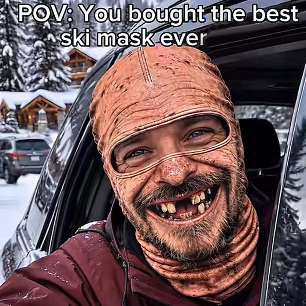 Old Man Ski Mask Funny Realist - 3D Printing Mask ulasan dan harga