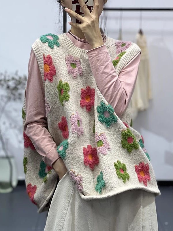 Cute 3D Print Knitted Vest Loo - 3D Printing Nylon ulasan dan harga