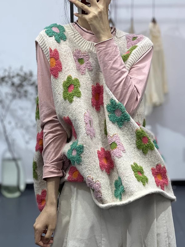Cute 3D Print Knitted Vest Loo - 3D Printing Nylon ulasan dan harga