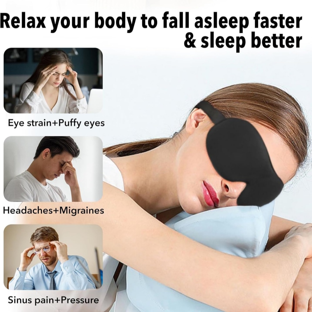 3D Sleep Mask Blindfold Sleepi - 3D Printing Mask ulasan dan harga